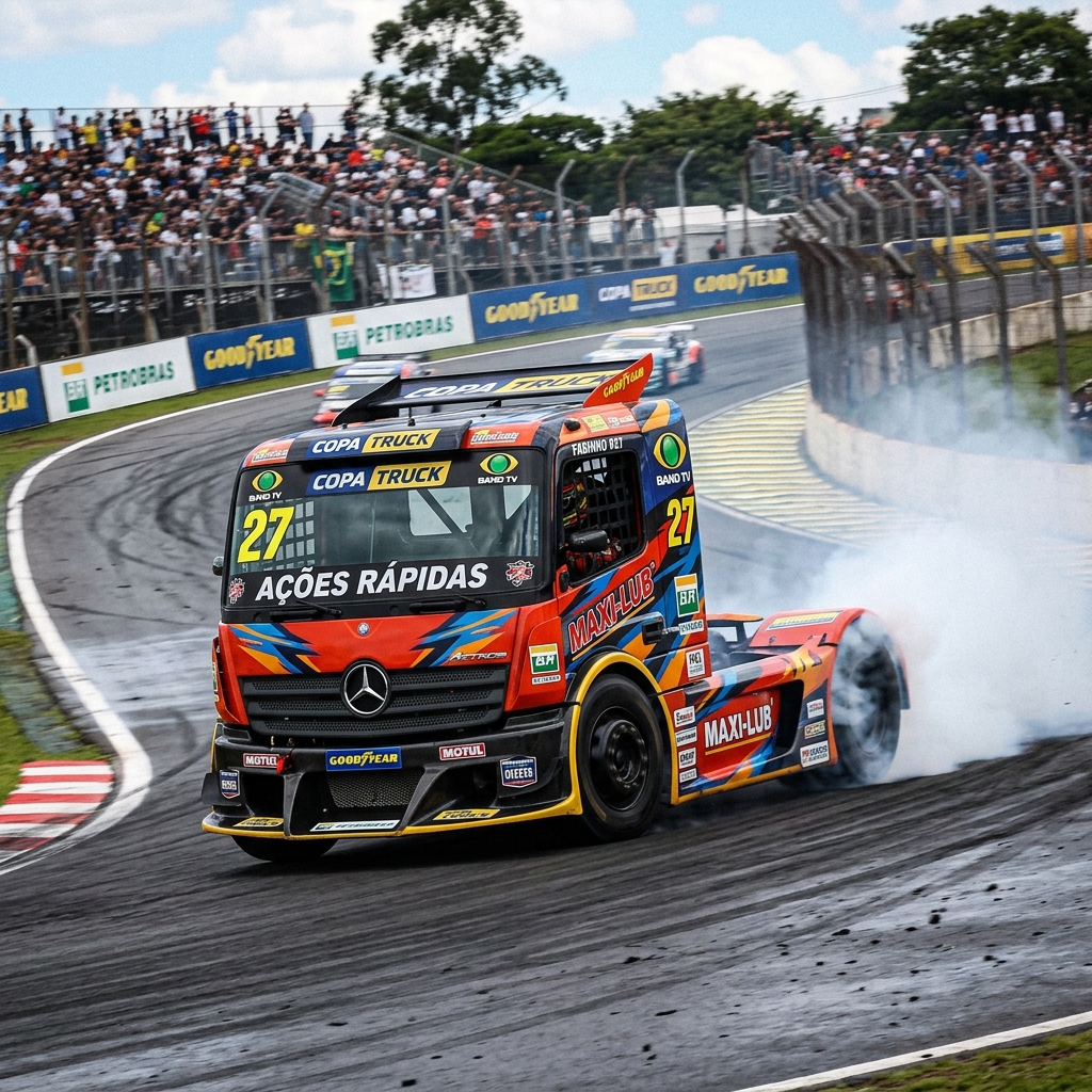Copa Truck: Piloto novato surpreende e vence na sua estreia